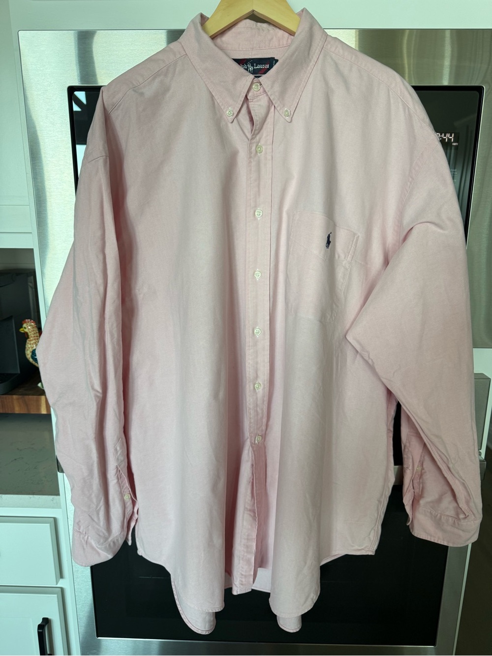 Ralph Lauren Big shirt XXL button down mens pocket logo